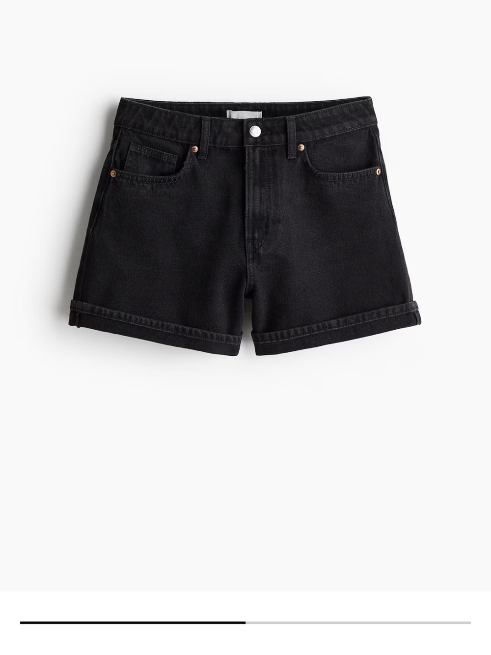 Must Go‼️ NWOT H&M Dark Grey Women's Denim Shorts. Read Description Below